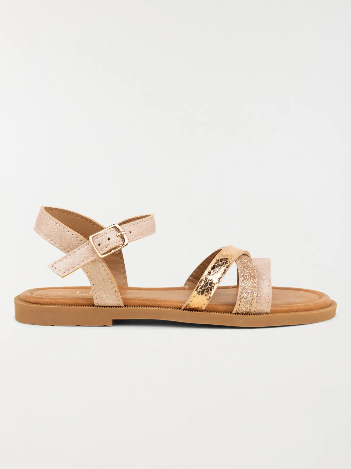 Sandales roses brides fille (31-36)