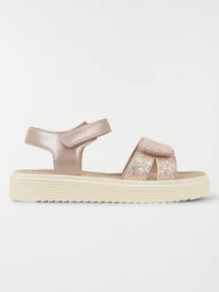 Sandales roses pailletées fille (25-30)