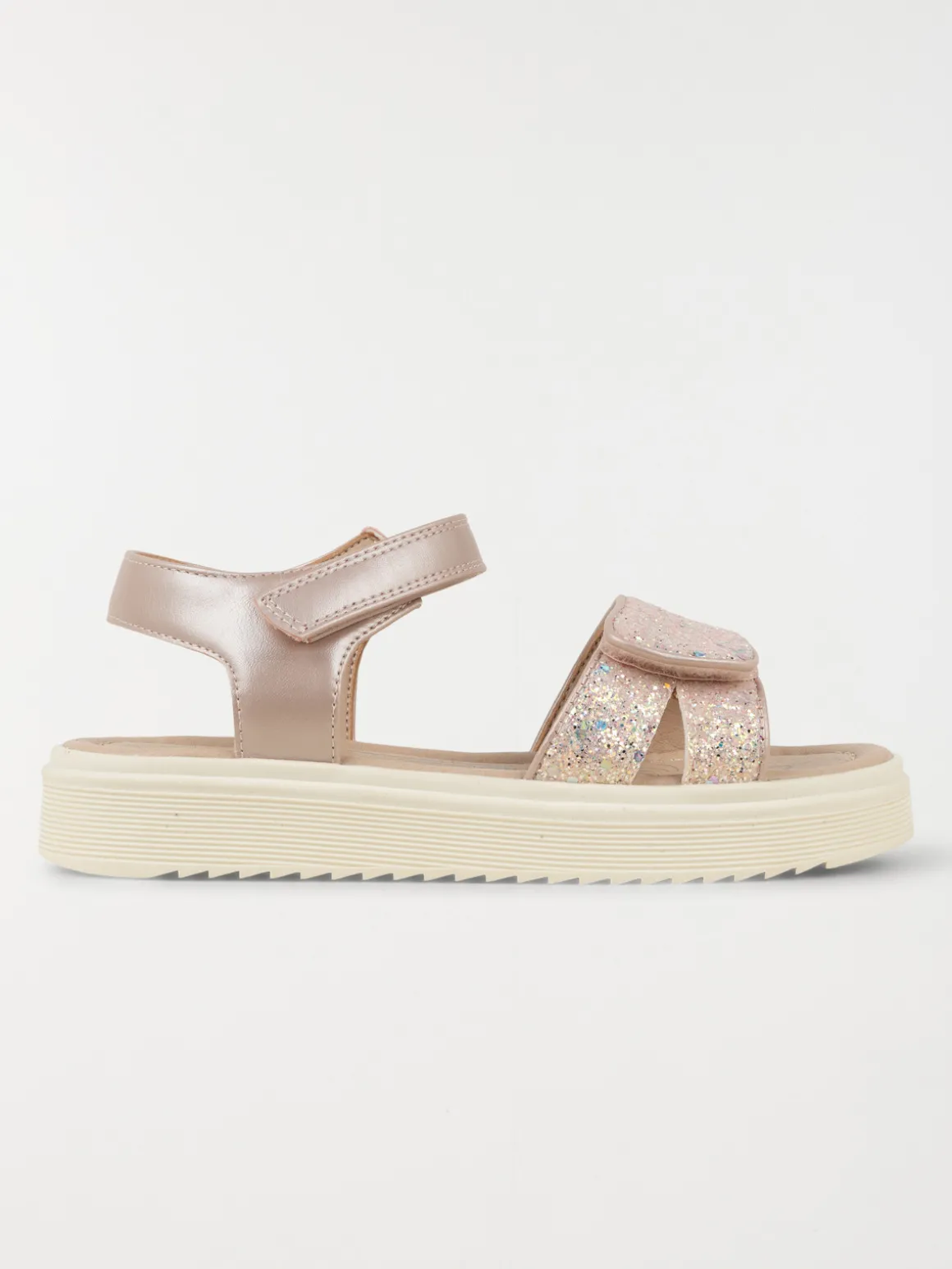 Sandales roses pailletées fille (25-30)