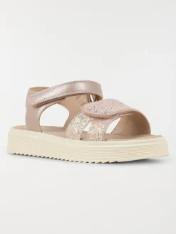 Sandales roses pailletées fille (25-30)
