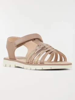 Sandales roses scratch fille (31-36)