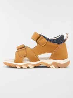 Sandales scratchs camel garçon (19-23)