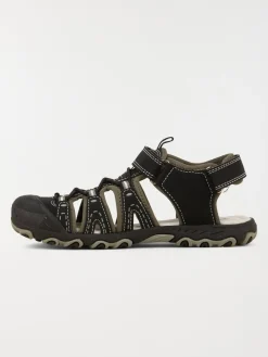 Sandales scratchs noires garçon (33-39)