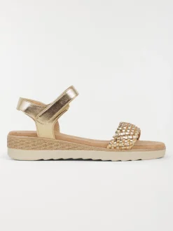 Sandales semelle compensée femme (36-41)
