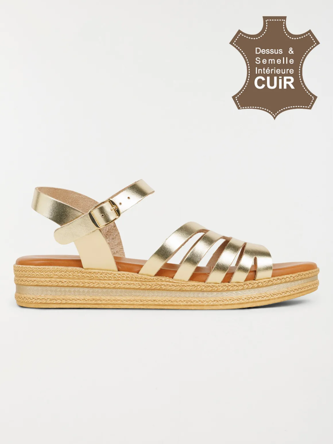 Sandales semelle épaisse femme (36-41)