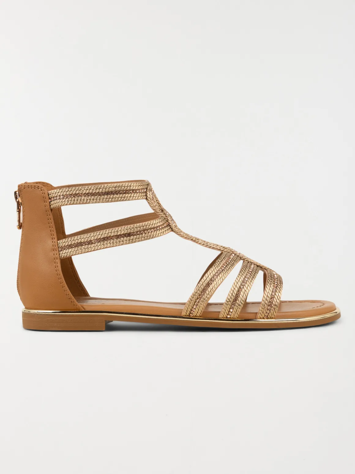 Sandales strass montantes femme (36-41)
