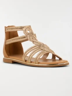 Sandales strass montantes femme (36-41)