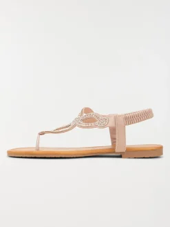Sandales strass roses femme (37-42)
