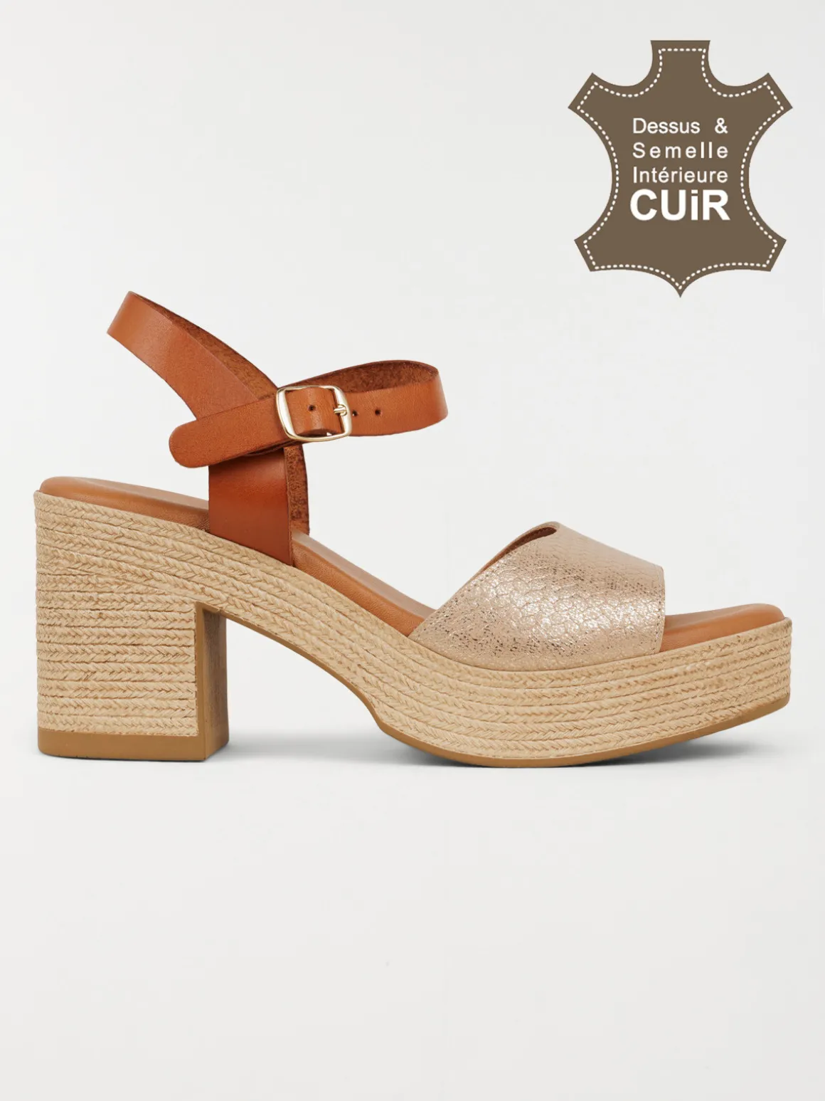 Sandales talon haut femme (36-41)