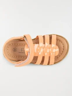 Sandales vernies oranges fille (19-23)