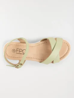 Sandales vertes fille (31-35)
