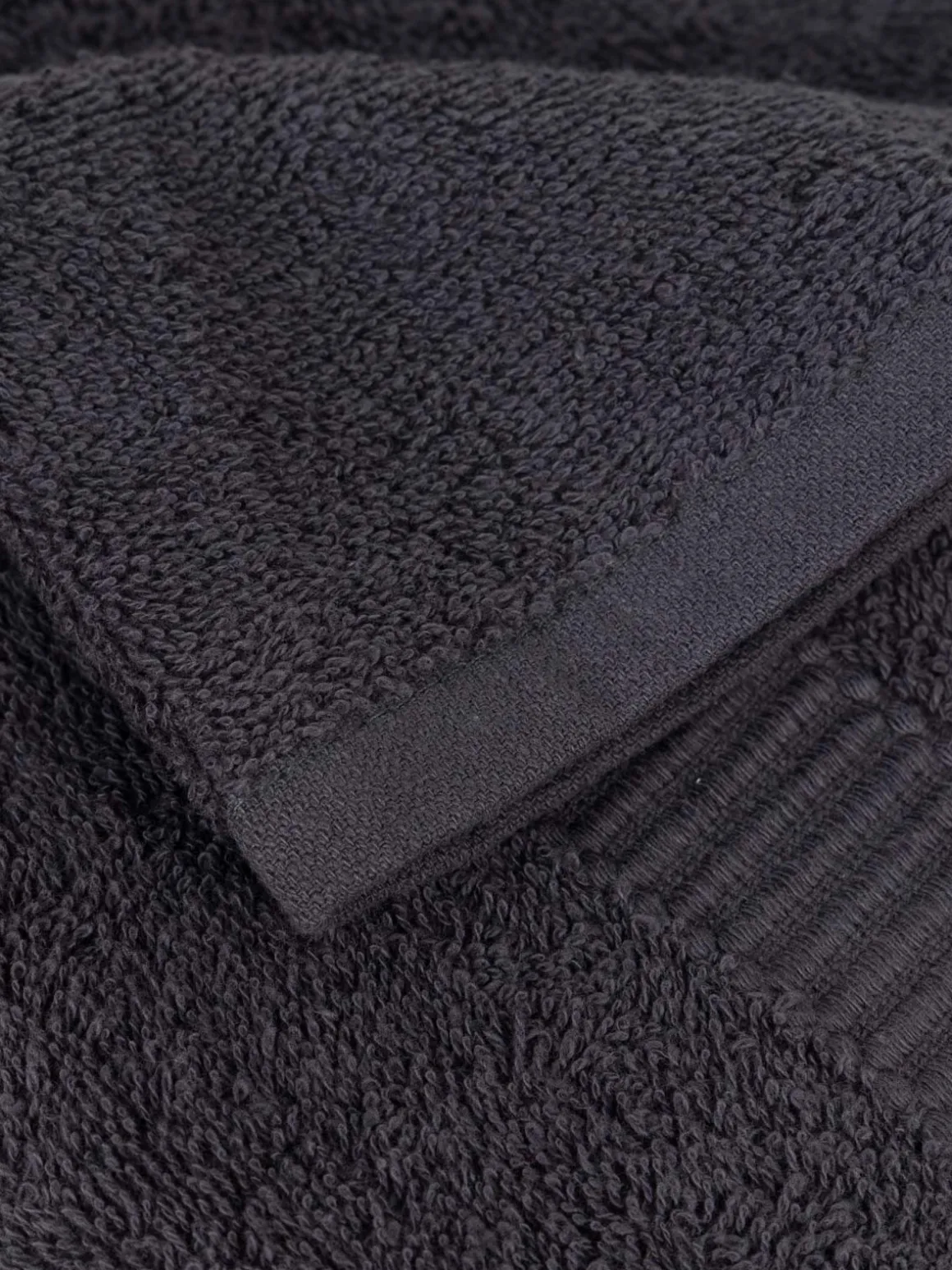 Serviette de toilette gris 50 x 90 cm