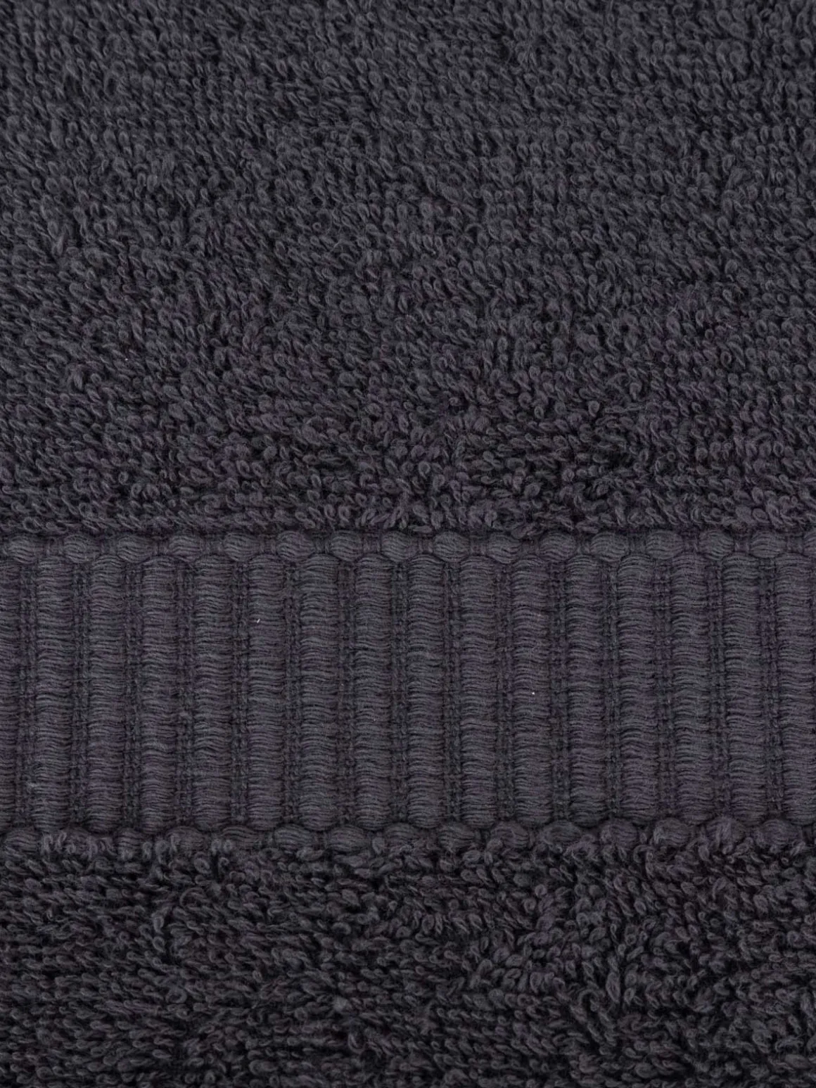 Serviette de toilette gris 50 x 90 cm