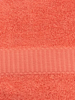 Serviette de toilette pêche 50 x 90 cm