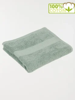 Serviette de toilette sauge 50 x 90 cm