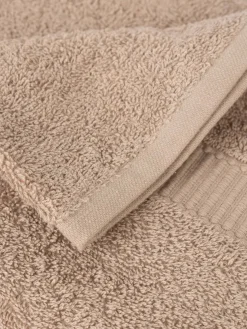 Serviette de toilette taupe 50 x 90 cm