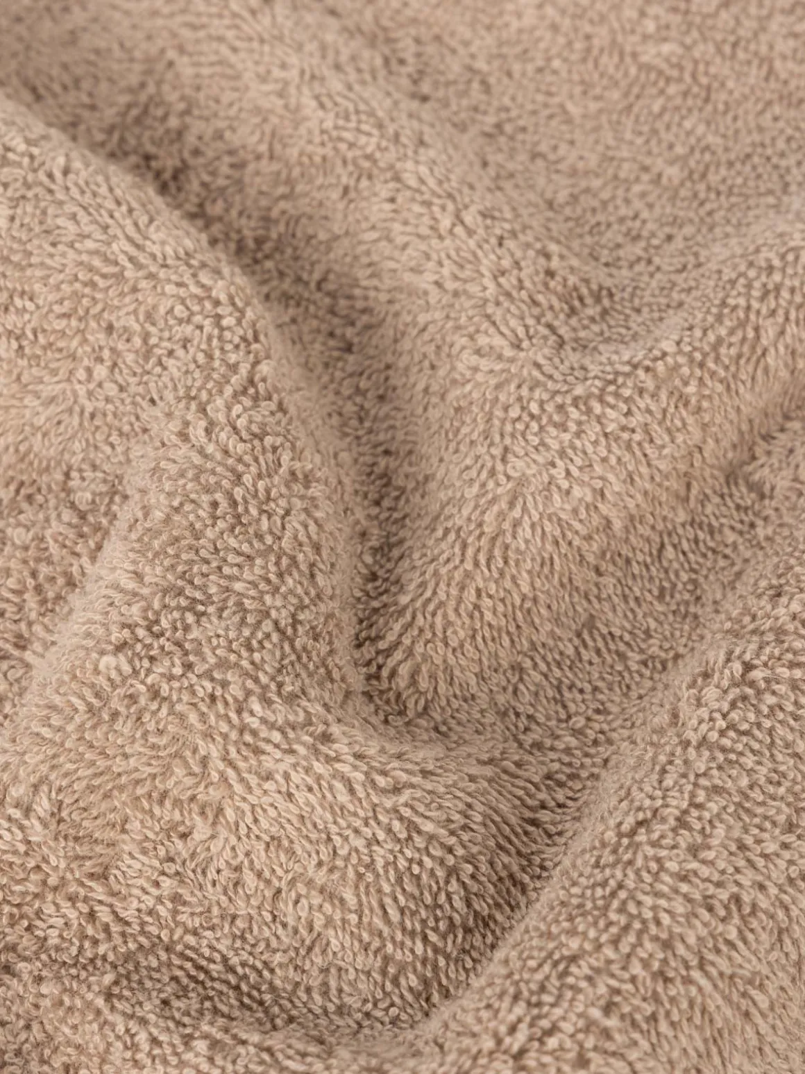 Serviette de toilette taupe 50 x 90 cm