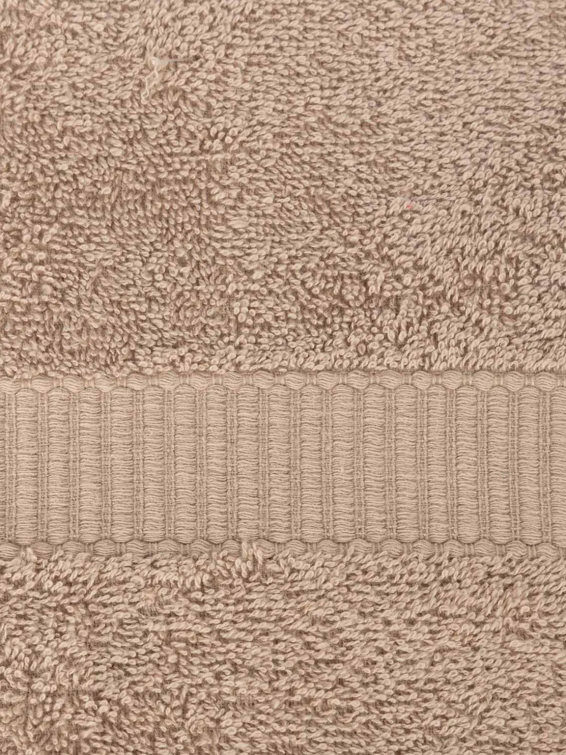 Serviette de toilette taupe 50 x 90 cm