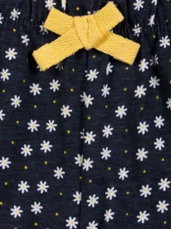 Short basique fleuri fille (3-24M)