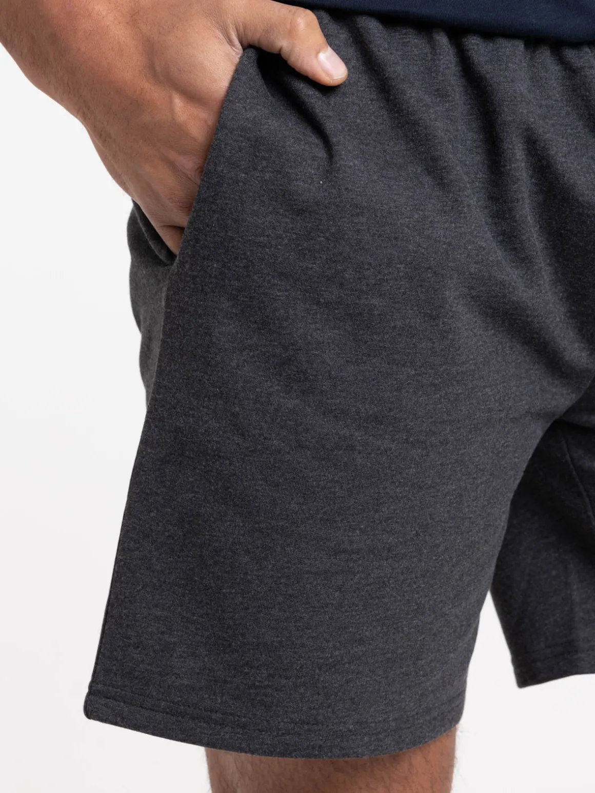 Short basique gris anthracite homme