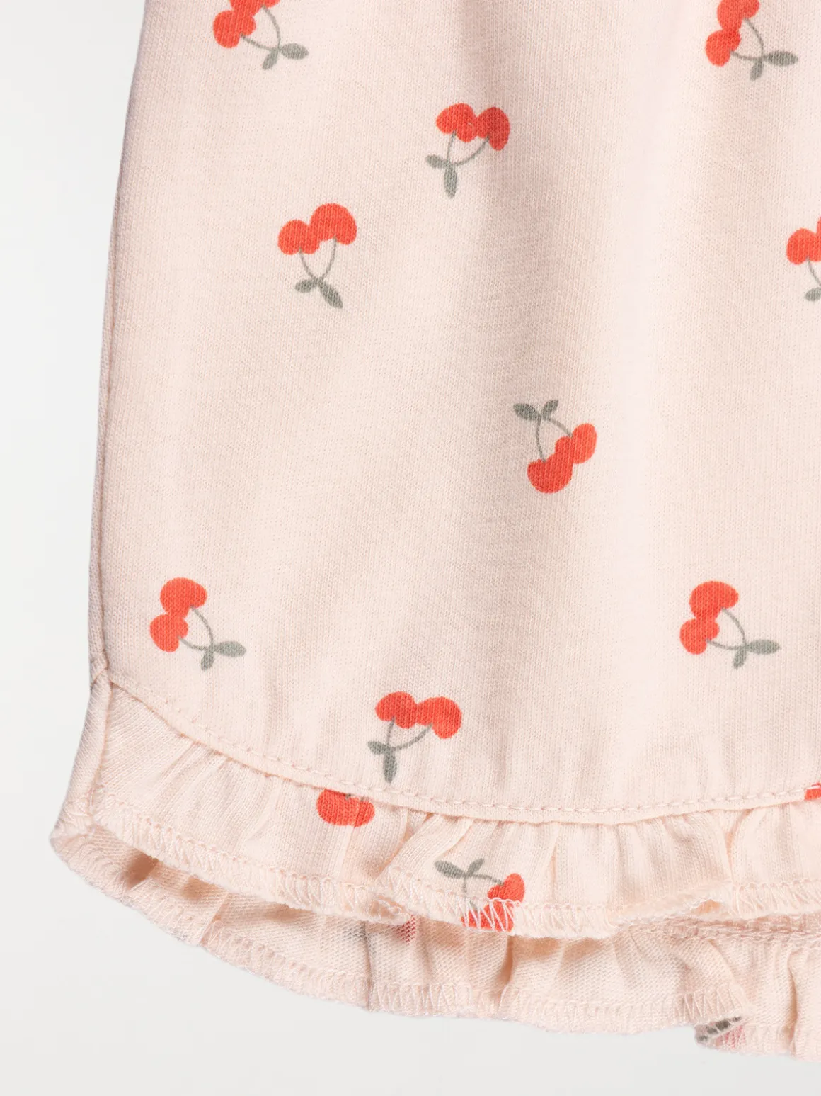 Short basique motif cerise fille (3-36M)