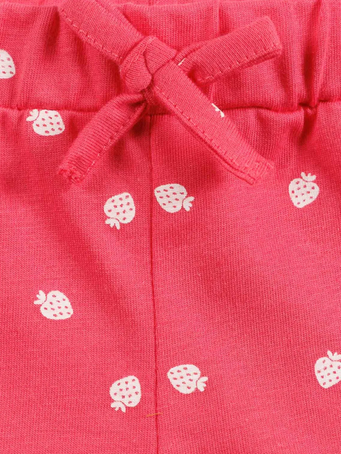 Short basique motif fraise fille (3-36M)