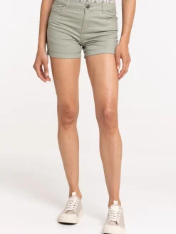 Short basique mousse clair femme