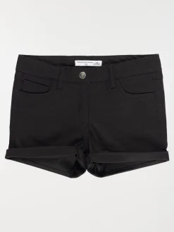 Short basique noir fille (3-12A)