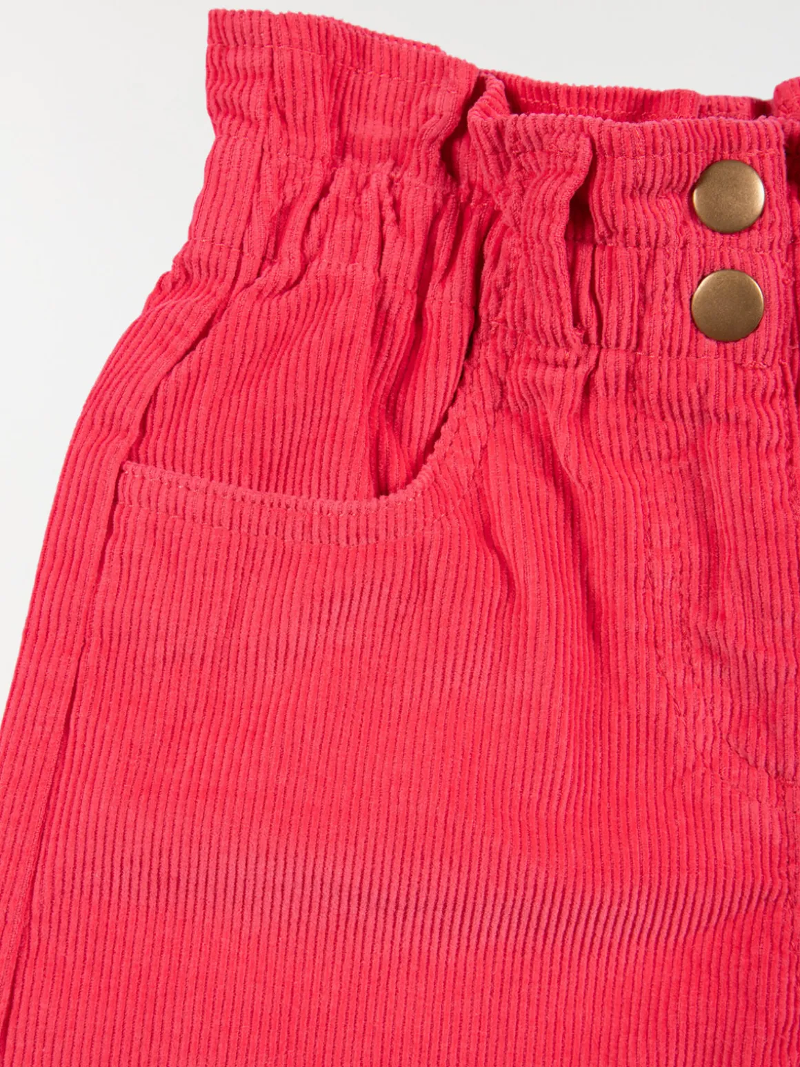 Short coloris tomate fille (3-8A)