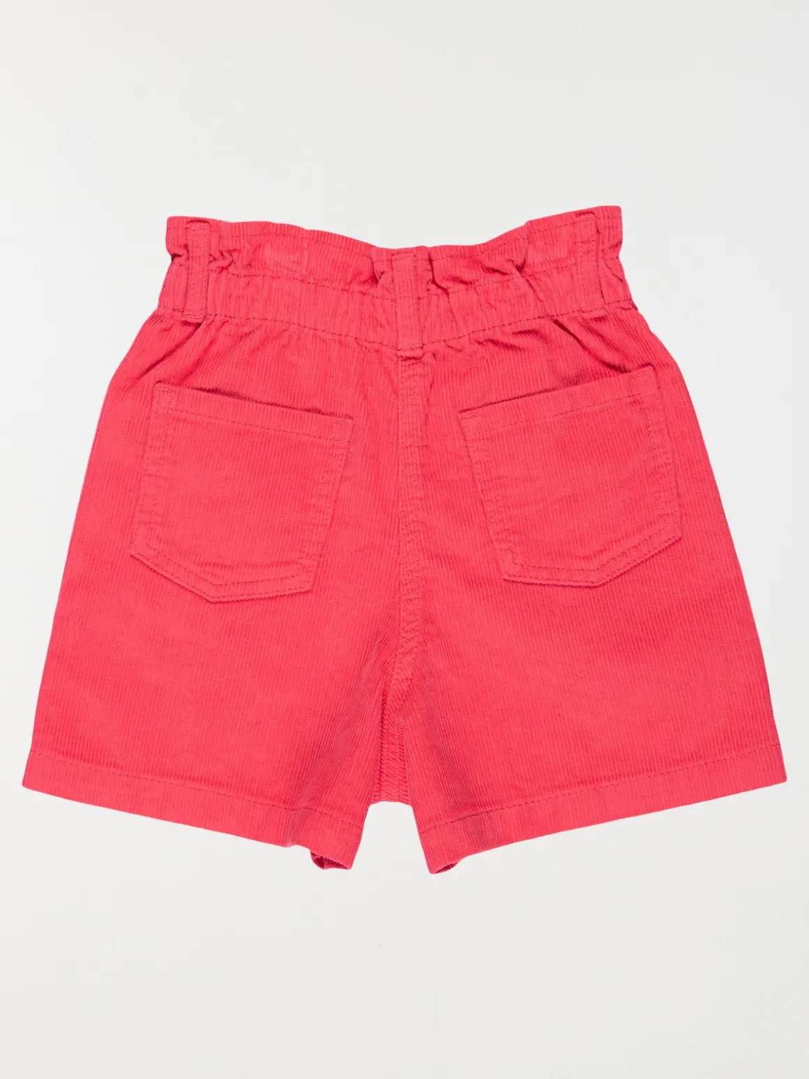 Short coloris tomate fille (3-8A)