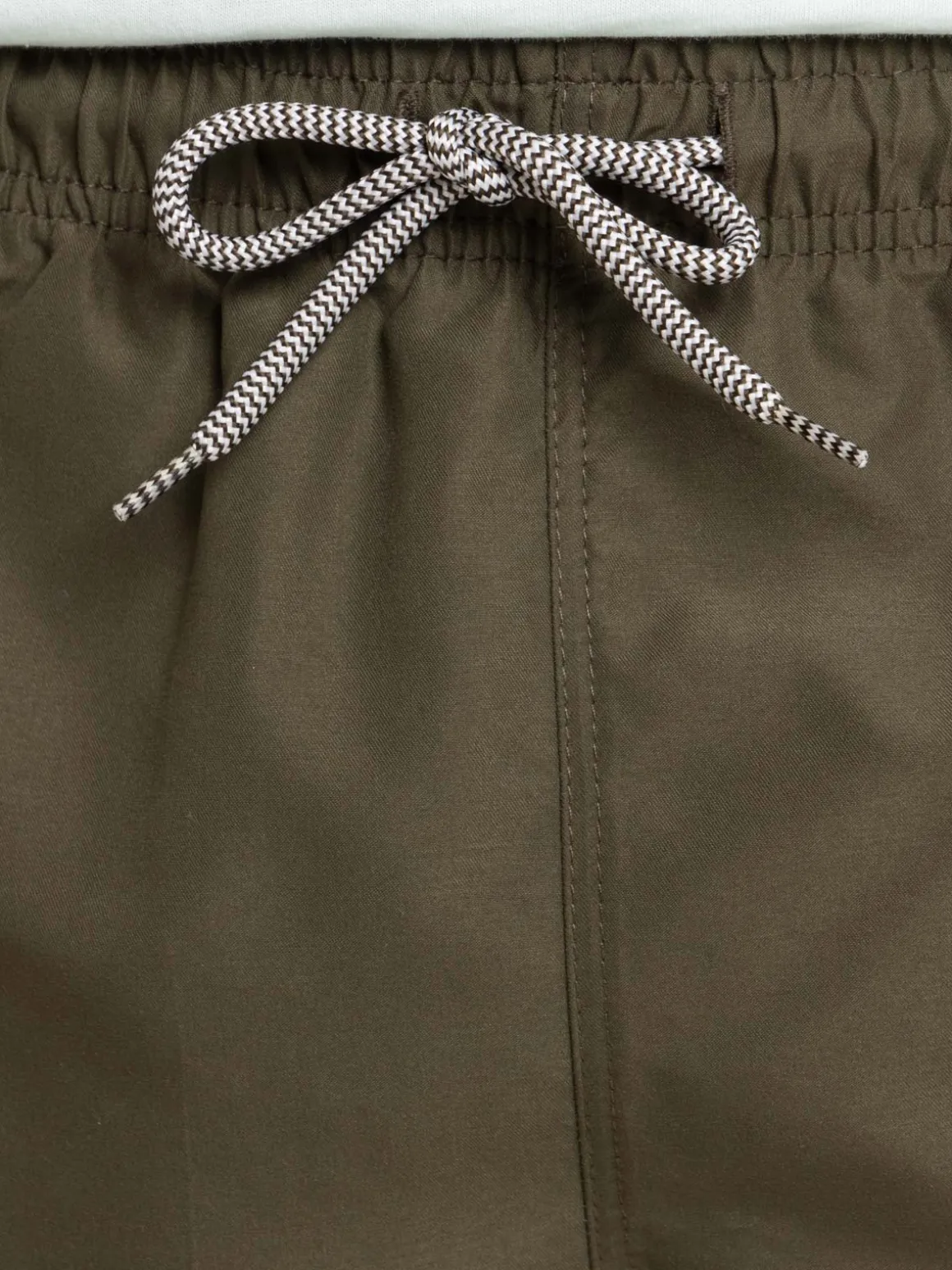 Short de bain kaki homme