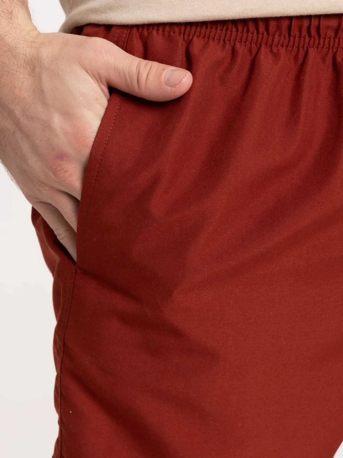 Short de bain rougie homme