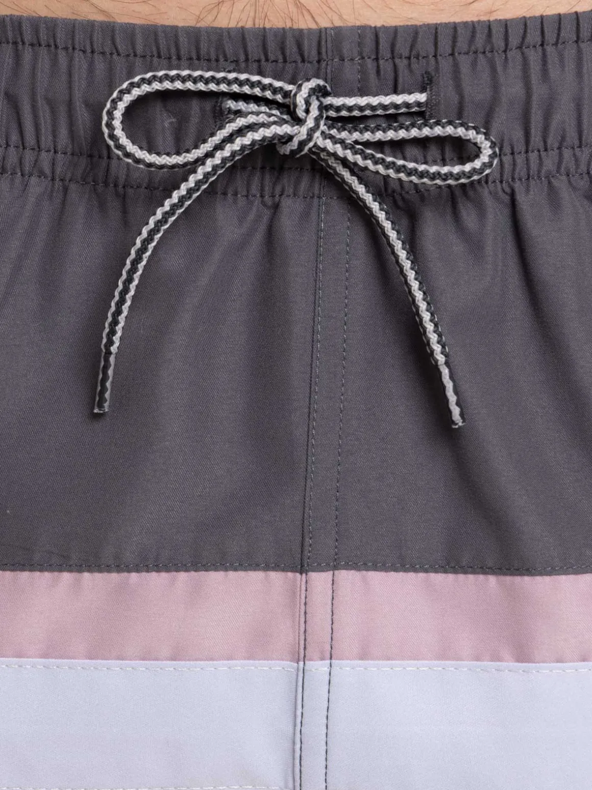 Short de bain violet grisé homme