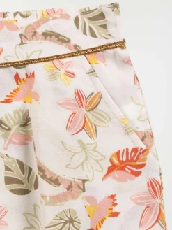 Short fille imprimé fleuri (3-12A)