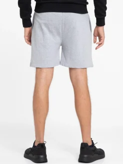 Short gris chiné homme