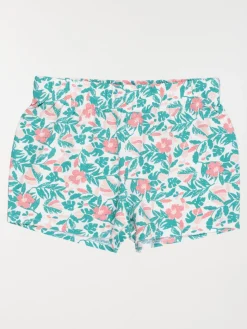 Short imprimé fleuri fille (3-12A)