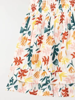 Short imprimé tropical fille (3-12A)