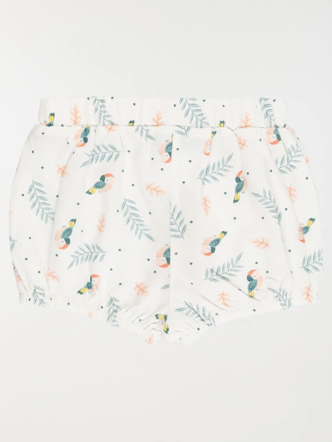 Short imprimé tropical fille (3-36M)