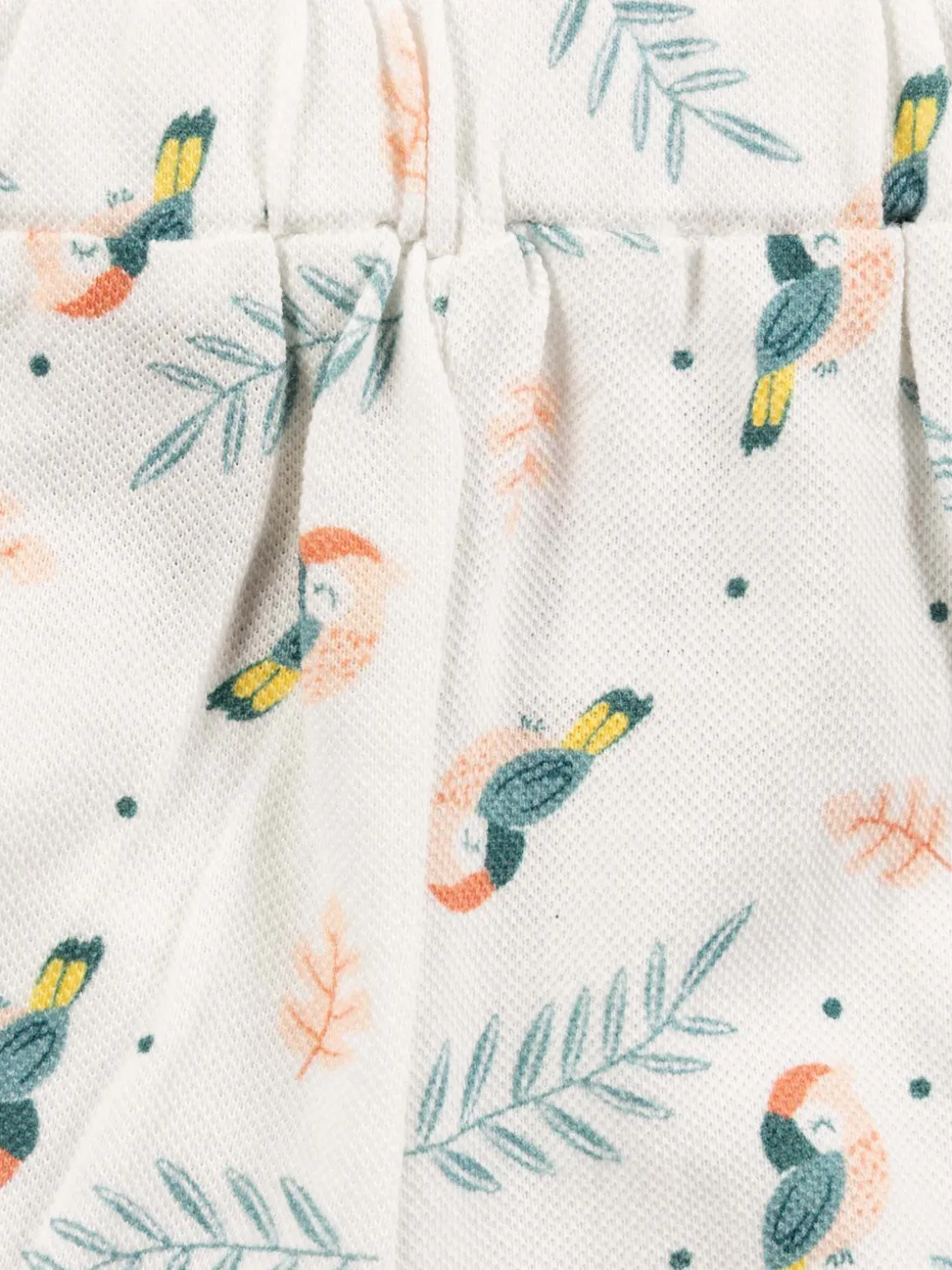 Short imprimé tropical fille (3-36M)