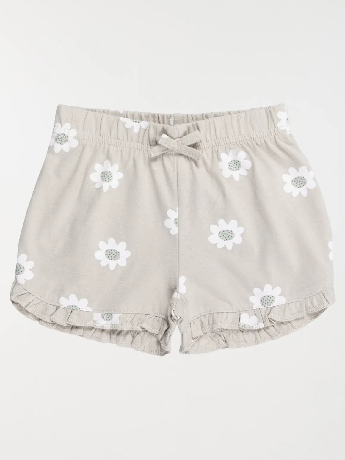 Short motif fleuri fille (3-36M)