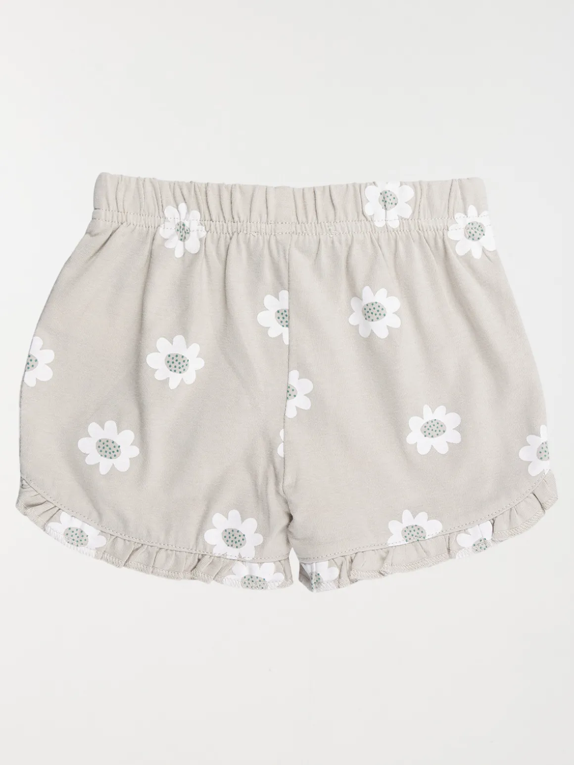 Short motif fleuri fille (3-36M)