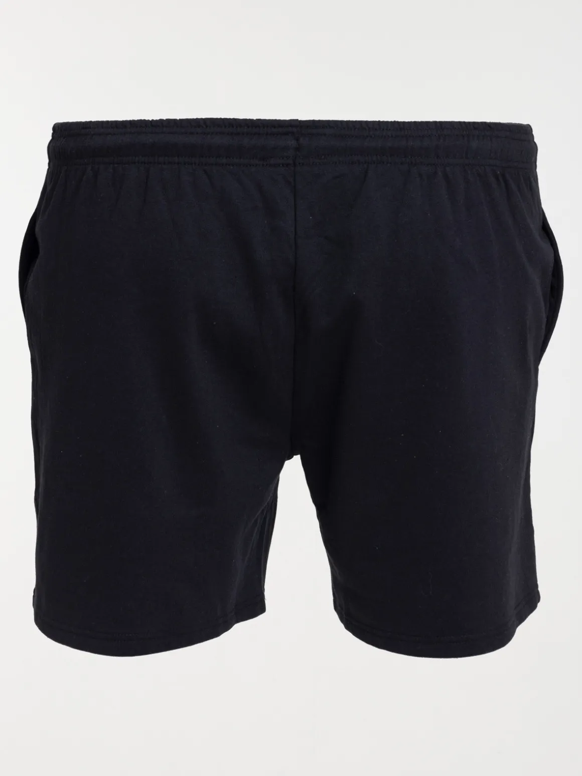 Short noir grande taille homme