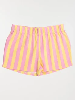 Short rayé barpe à papa fille (3-12A)