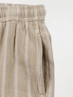Short rayé coloris sable garçon (XXS-M)