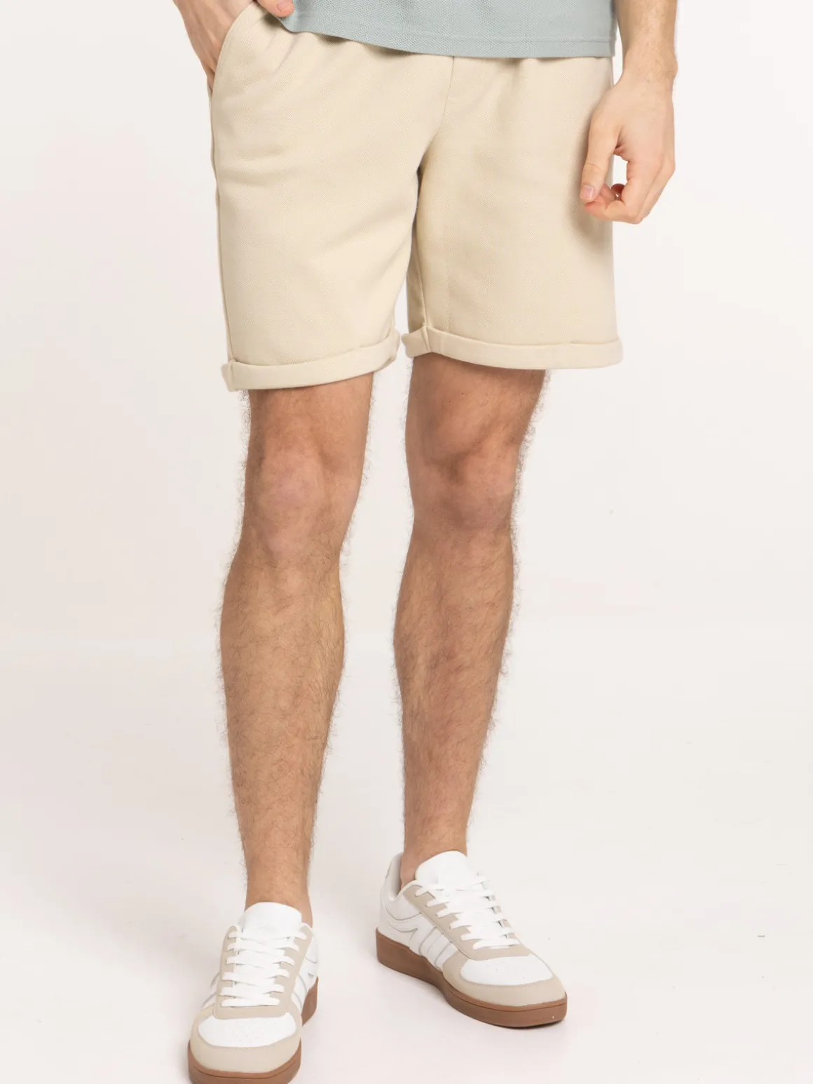 Short taille élastiquée homme