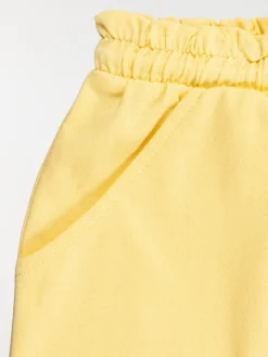 Short uni jaune clair fille (3-12A)