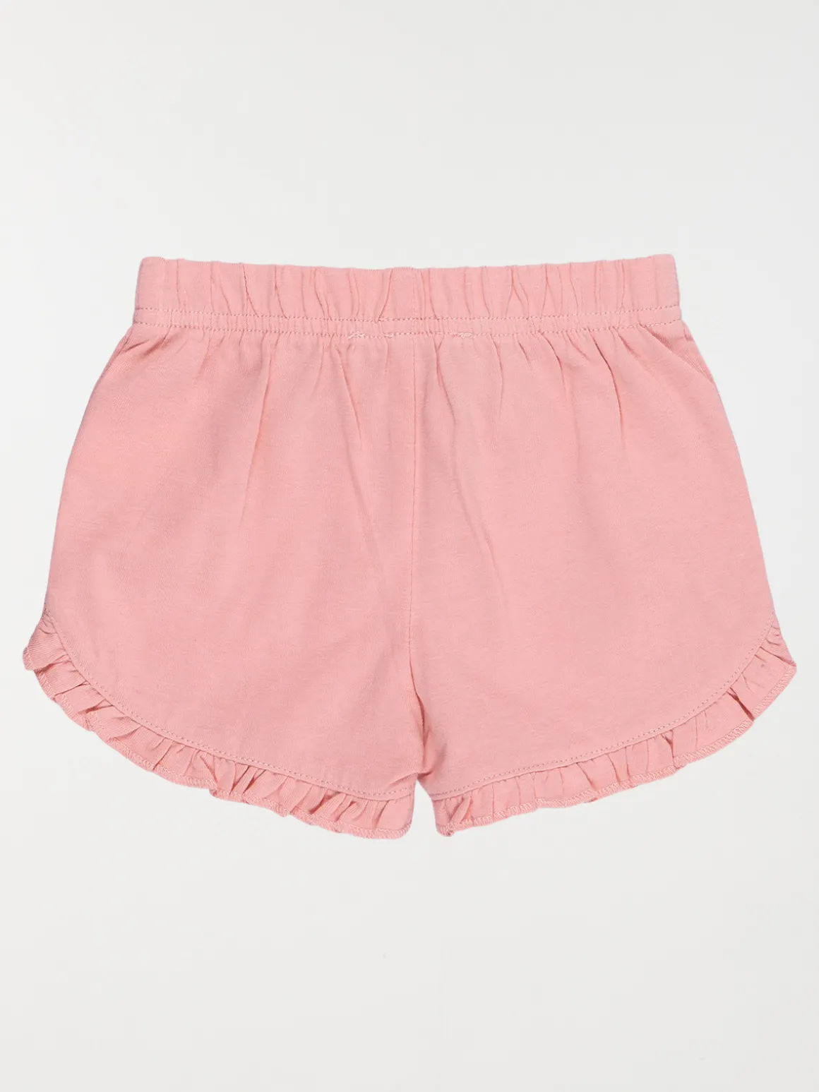 Short uni rose fille (3-36M)
