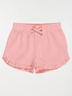 Short uni rose fille (3-36M)