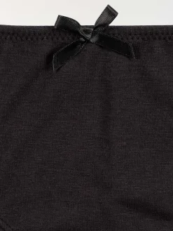 Shorties noir et gris chiné femme (S-XL)
