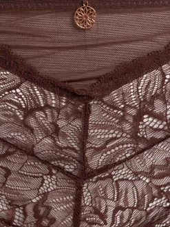 Shorty dentelle choco femme (46-52)